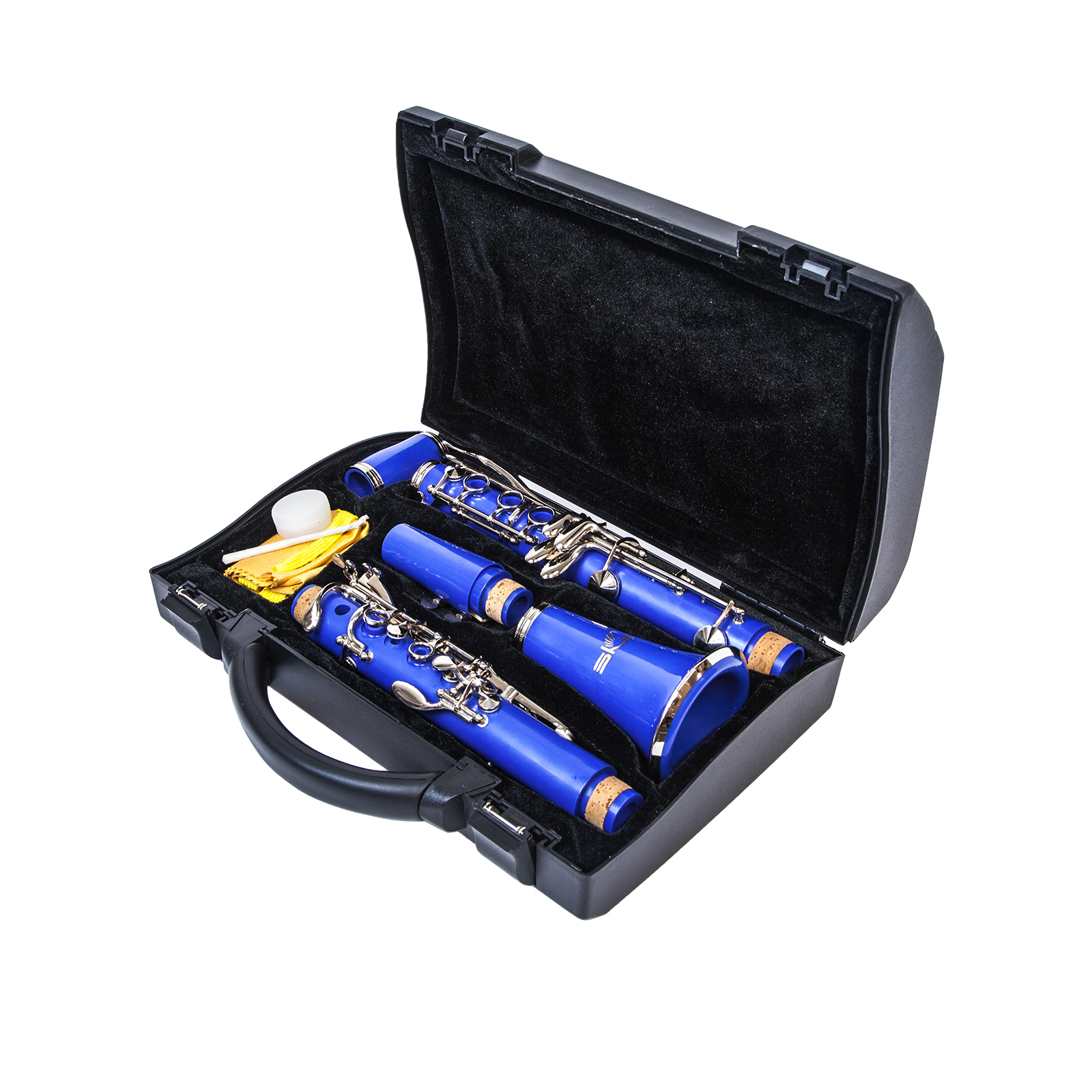 UPGRADED! New Band Approved Sky Blue w Mouthpiece Reeds Cloth