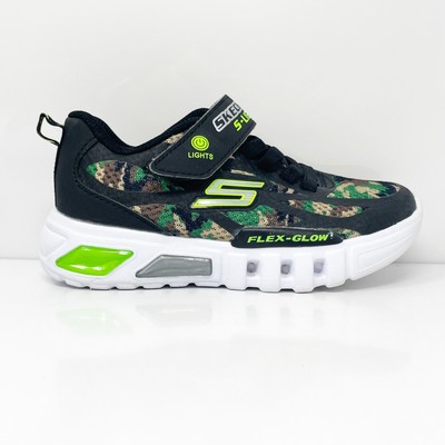 

Skechers Boys S Lights Flex Glow Rondler 400017L Черные кроссовки Кроссовки 11, Черный, S Lights Flex Glow Rondler