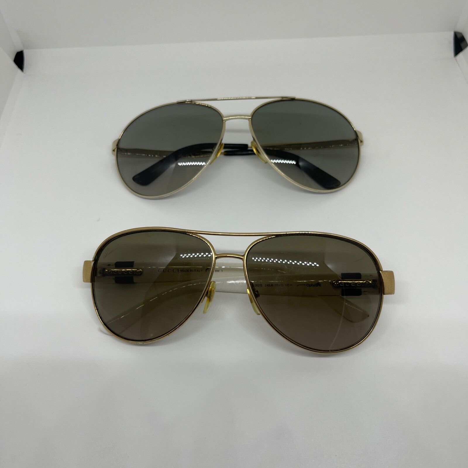 GUCCI Aviator Sunglasses Lot of 2 GG4282/S GG2226/S | eBay GUCCI Aviator Sunglasses Lot of 2 GG4282/S GG2226/S | eBay