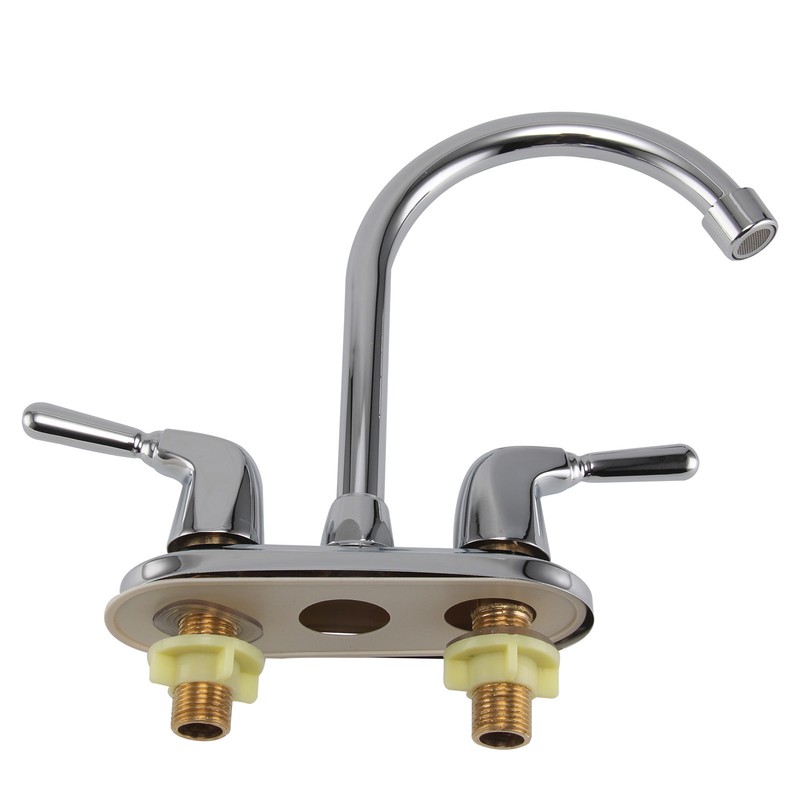360  Swivel Spout Kitchen  Tap Spray Dual Hole Water Faucet  