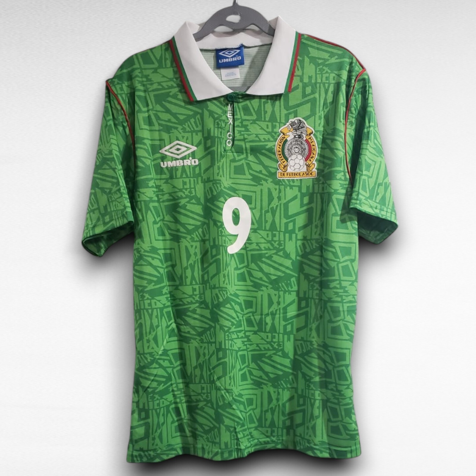 EL TRI - MEXICO National Team - World Cup 94 - Hugo Sanchez # 9