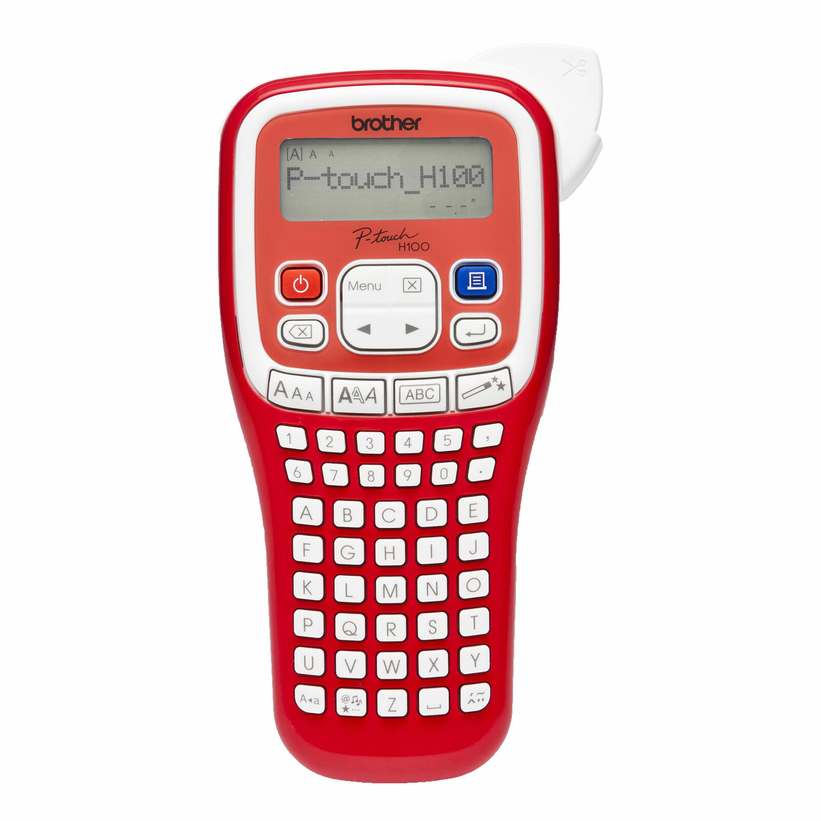 Brother P-Touch H100 Rot Mobiles Beschriftungsgerät Etikettendrucker 