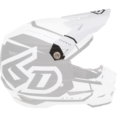 6D Helmets ATR-2 Visor - Torque - White 72-6113