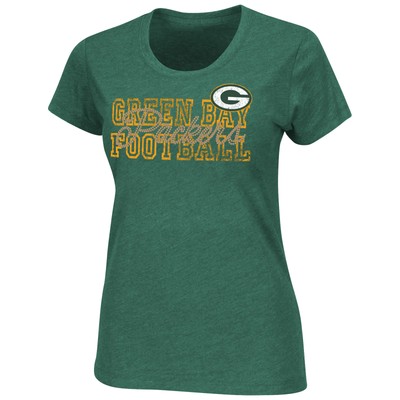 Футболка Green Bay Packers Ladies More than Enough IV, зеленая, маленькая
