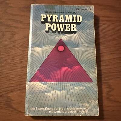 Pyramid Power  Secret Energy of Ancients Revealed Max Toth Nielsen1974 1st Print