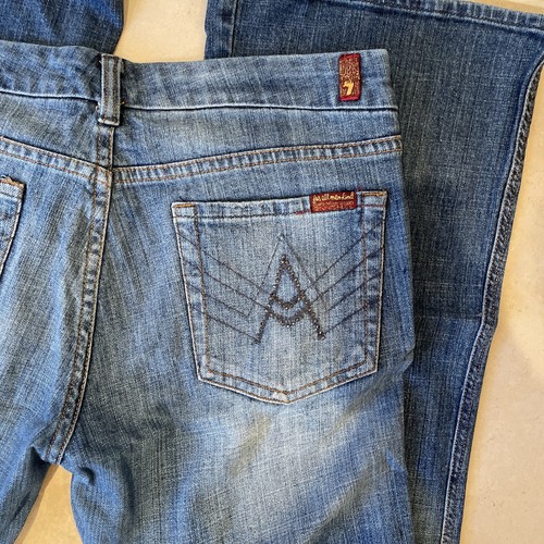 7 for all mankind 7UC30C42U71BR 関税送料込 seven 7 for all mankind blue denim bootcut jeans size 30