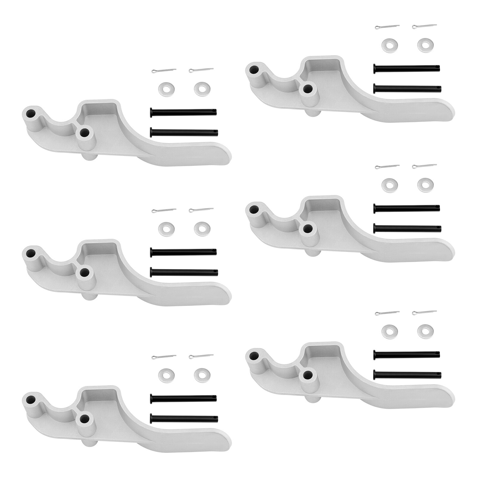 6x Aluminum Tarp Stop Easy-Off Cast Upright Kit Pro Trucking Products 1705775-1