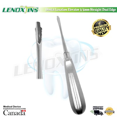 Dental Luxating Elevators, 3MM Edge, Dental Surgery Instruments, German SS, CE