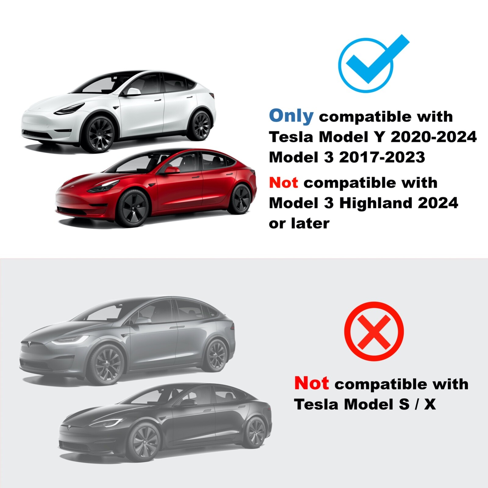 Obaska Tempered Glass Screen Protector for Tesla Model 3 2017-2023 / Y 2020-2024