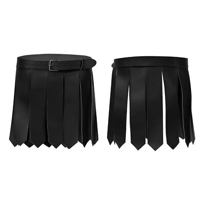 Handmade Medieval Warrior Skirt with Belt Roman Gladiator,Kilt for Cosplay Gift