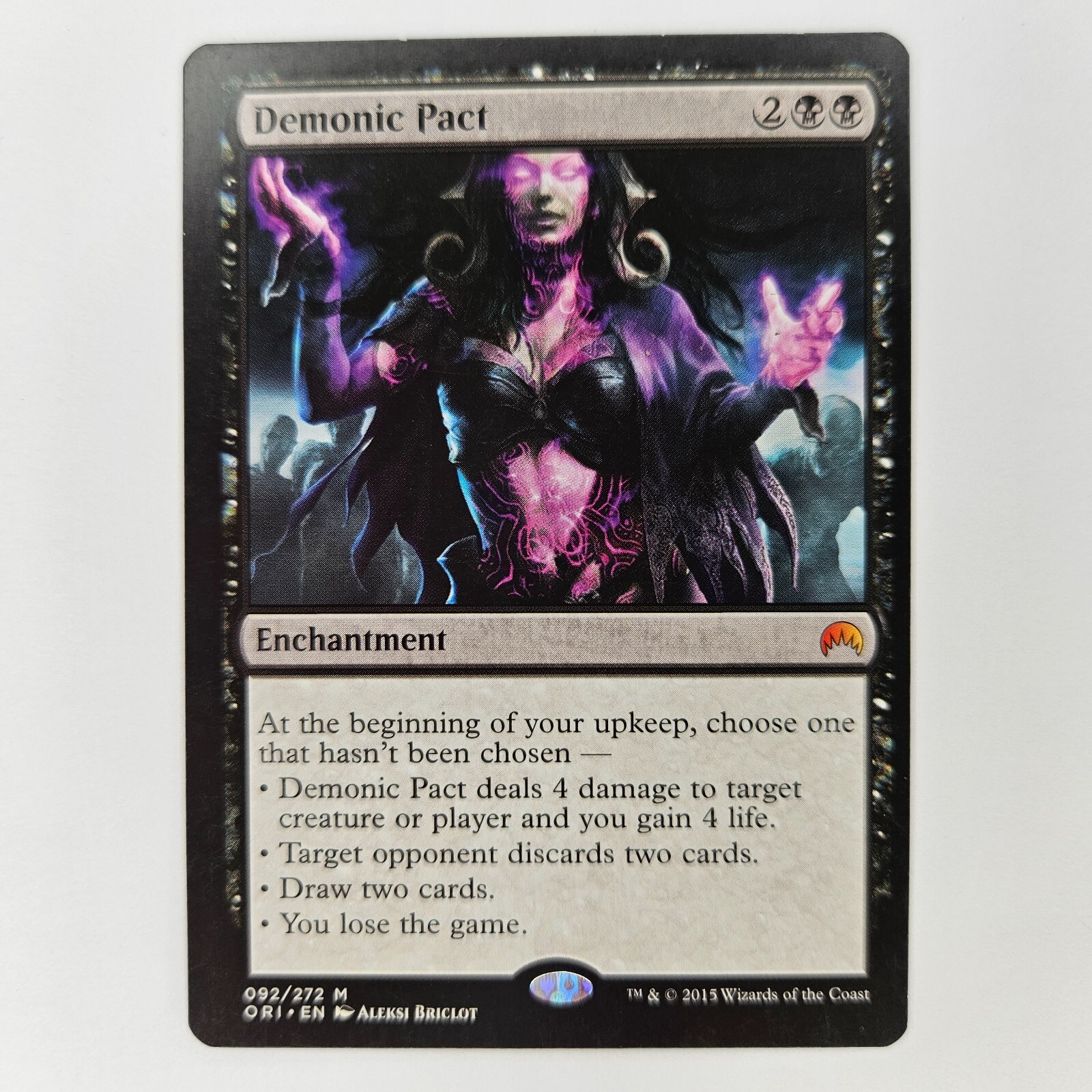 MISCUT DEMONIC PACT MAGIC ORIGINS MP MTG | eBay