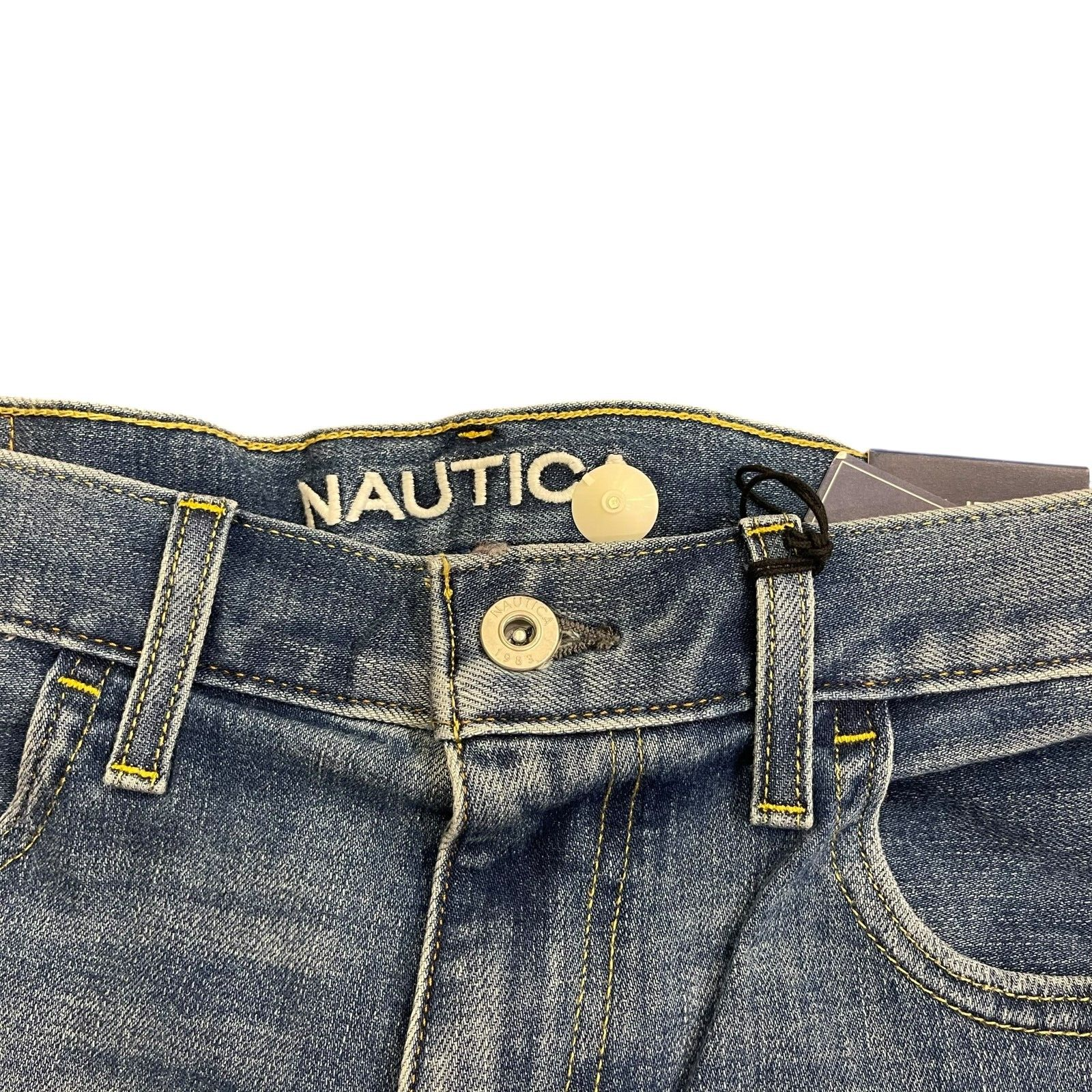 NWT Nautica Men's Original Relaxed Straight Stretch Denim Jeans 4 Colors All Siz