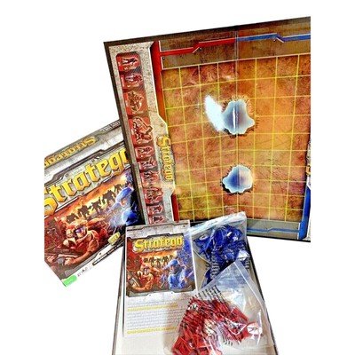 Stratego Board Game Spinmaster Battlefield Strategy Game 50th Anniversary Used