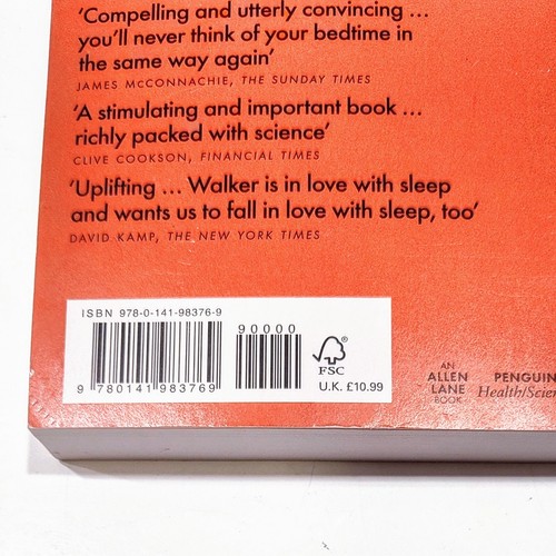 Why We Sleep: The New Science of Sleep and Dreams by Matthew Walker Penguin 2018