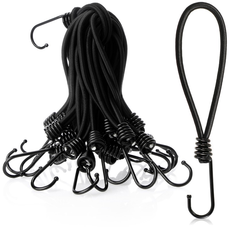 25x Premium Planenspanner Mit Haken - Spanngummi FÃ¼R Banner, Plakate, Zelte