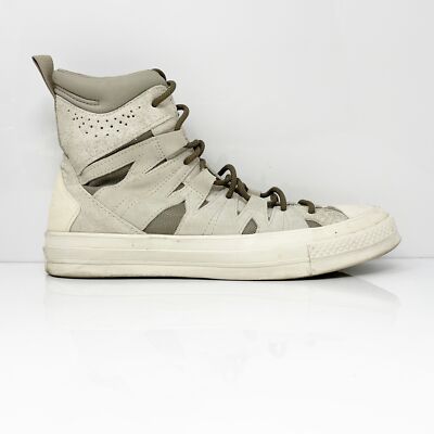 Converse Unisex CTAS 70 Hi 172350C Серые повседневные туфли Кроссовки Размер M 9 W 11