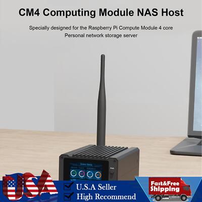 CM4 Computing Module NAS Network Storage Server SATA Interface 2'' LCD Screen US