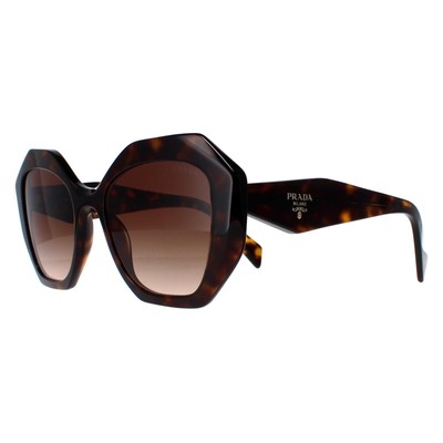 Pre-owned Prada Sunglasses Pr16ws 2au6s1 Tortoise Brown Gradient