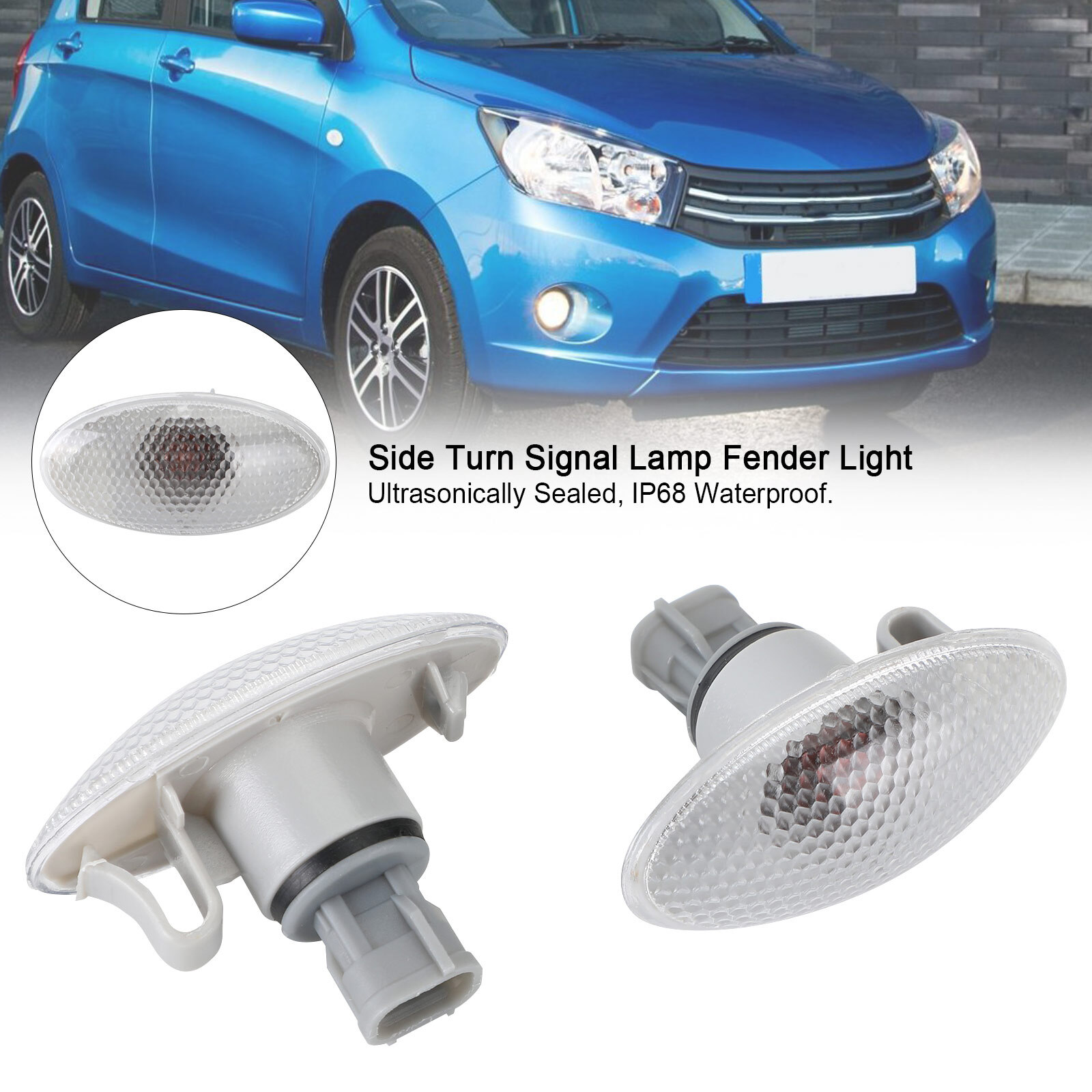 Light Bringer シングル 4枚セット Amazon.com: FDONG Side Lamp Marker Park Light Door Clear