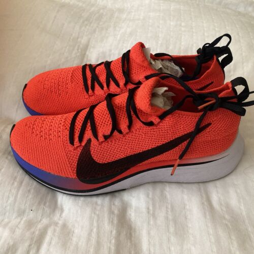 Nike Zoom Vaporfly 4% Flyknit - Crimson/Blk Sapphire (M 8 Nike Zoom Vaporfly 4% Flyknit - Crimson/Blk Sapphire (M 8