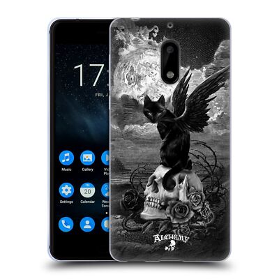 OFFICIAL ALCHEMY GOTHIC CATS SOFT GEL CASE FOR NOKIA PHONES 1