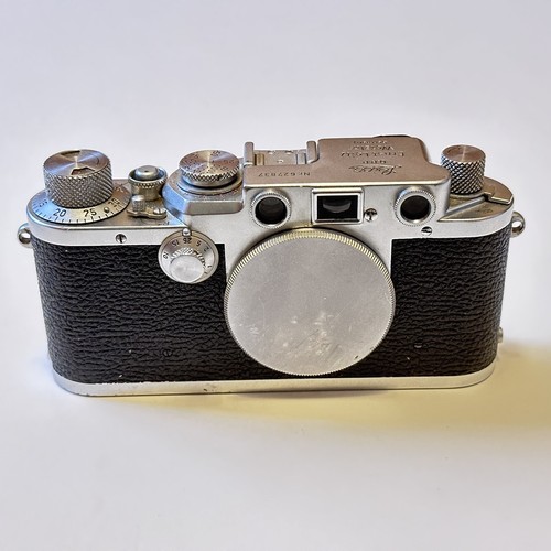 LEICA IIIf Red Dial Rangefinder 35mm Film Camera body 1952