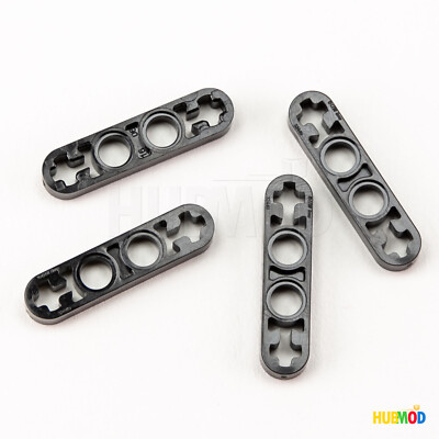 Lot of 4 Genuine LEGO Black Technic 32449 1x4 Thin Liftarm Half Beam Brick Parts