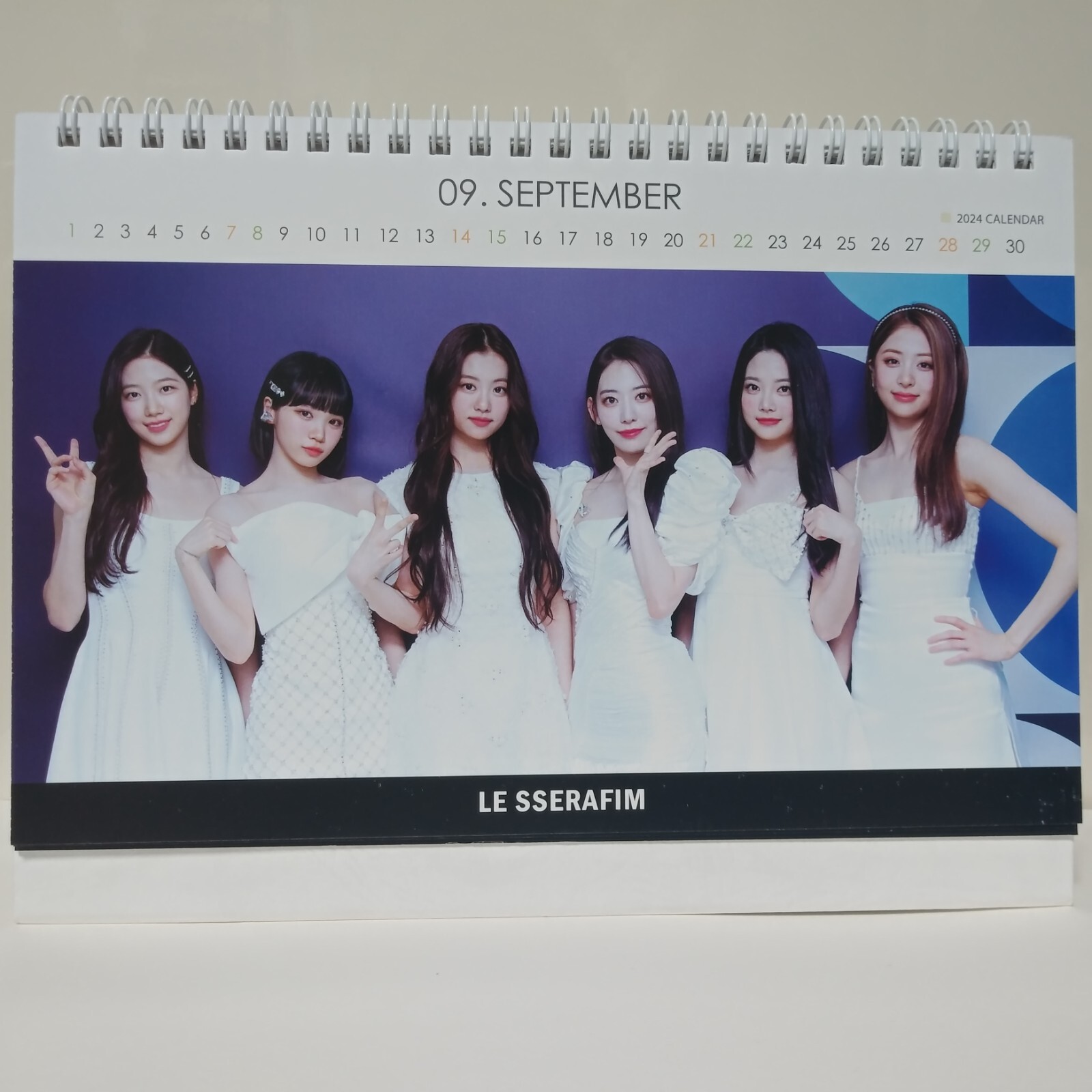 Le Sserafim Lesserafim Photo Desk Calendar 2023 2024 Calender Kpop Goods