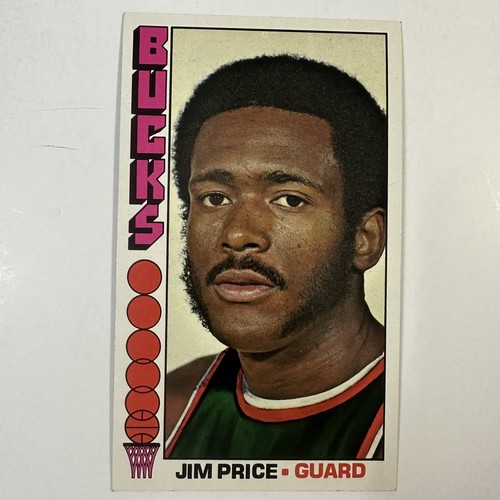 1976/77 JIM PRICE TOPPS Basketball Tall Boy Oversized Card