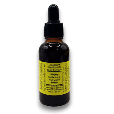 Stinging Nettle Root & Leaf Liquid Extract  Natural Herbal Supplement 1 oz