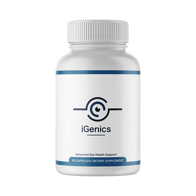 iGenics Eye Supplement~ Vision and Eye Natural Formula - 60 Capsules