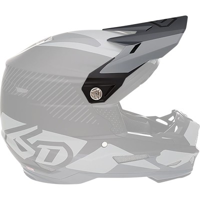 6D Helmets ATR-2Y Visor - Matte Black 72-4114