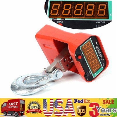 Digital Crane Hanging Scale 3000KG/6600LBS Heavy Duty Industrial w/LED Display