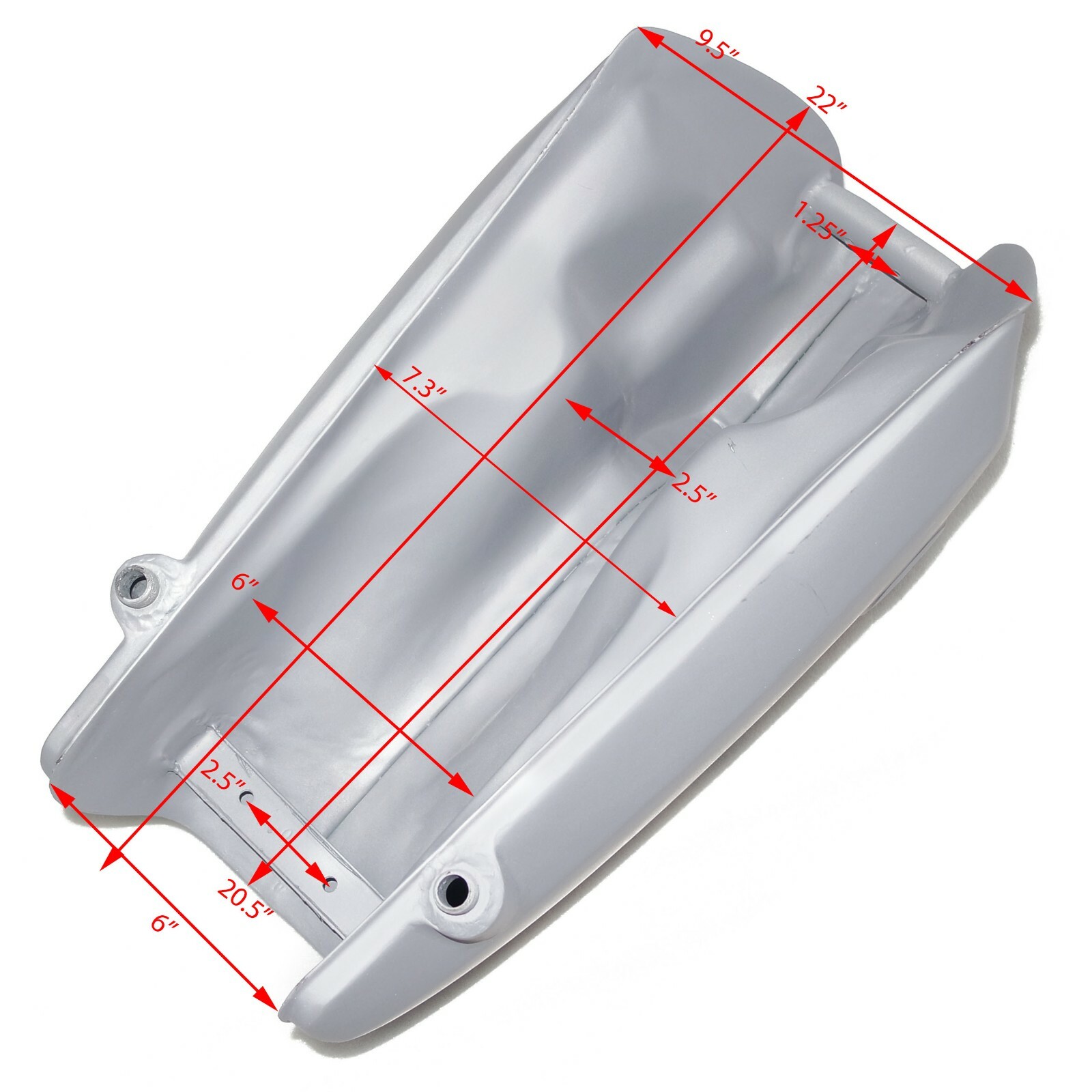 Toaster Painted Gas Fuel Petrol Tank Steel Primer Coated Fits BMW R75/5 