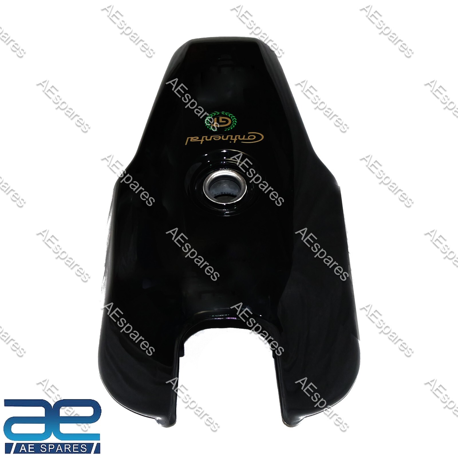 For Royal enfield Continental GT 535 cc Petrol Gas Fuel Tank Black Color  