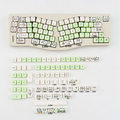 GMK Copy PBT Panda Theme Keycaps MOA Profile 142pcs for Cherry MX