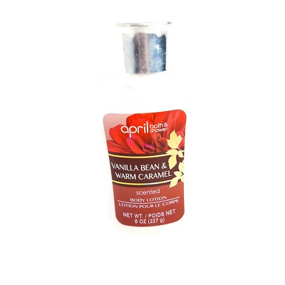 April Bath Fresh Morning Shower Vanilla Bean Scented Body Lotion 8oz USA Seller