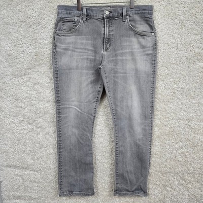 Citizens of Humanity Gage Classic Straight Leg Grey Wash Jeans Mens Size 34