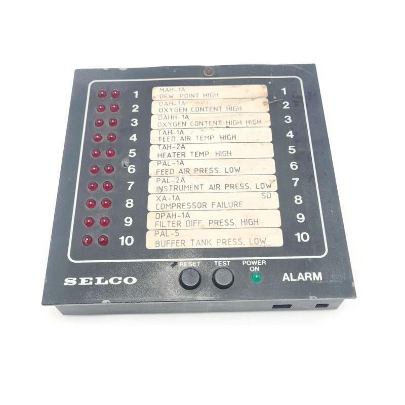 Selco M1000 Process Alarm Monitor Type 12-24v Dc Ip54 Front. 