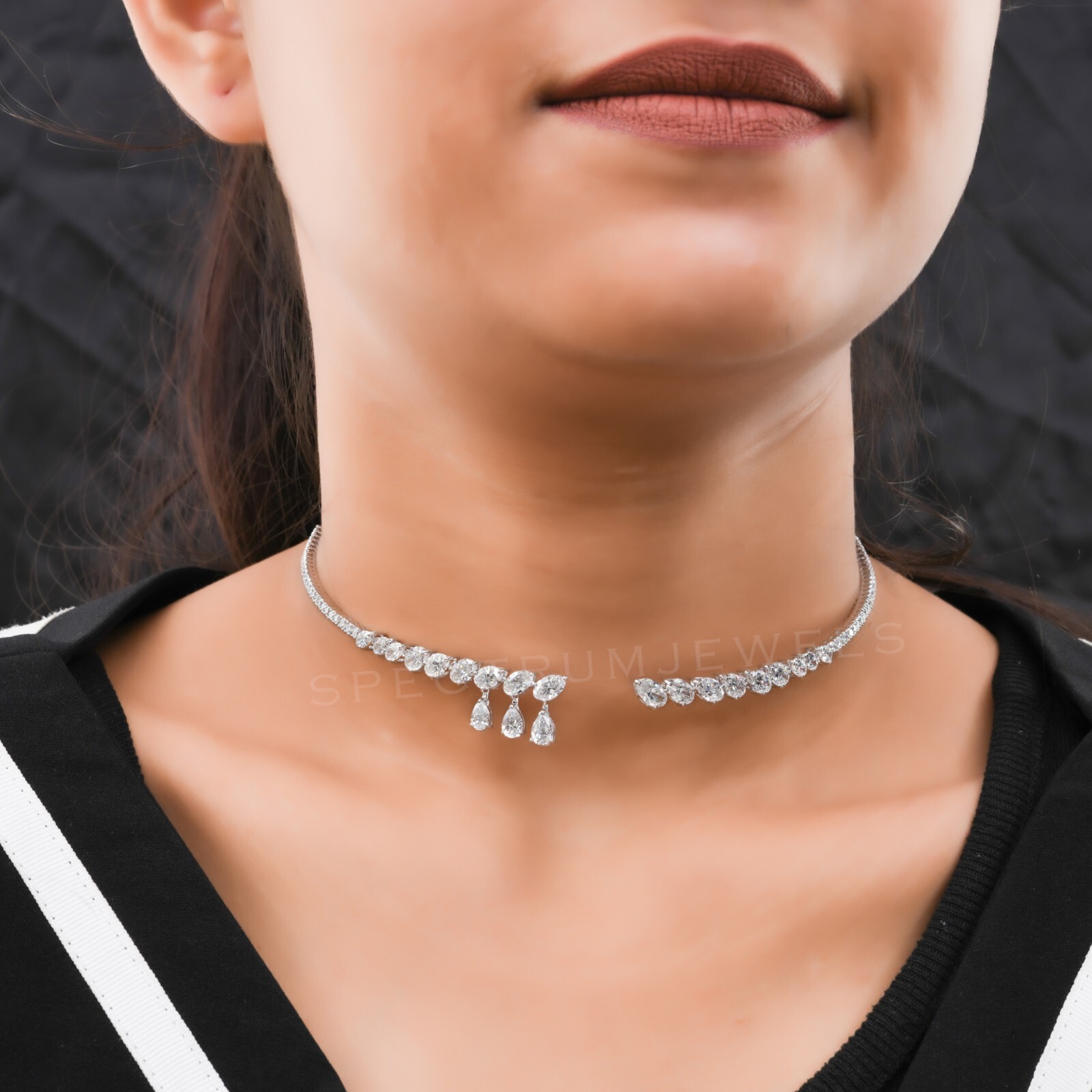◇HYERES LOR◇ H Edition (C) Ball Necklace 38cm Choker Type Amazon.com: Yheakne Boho Blue Sapphire Choker Necklace Gold