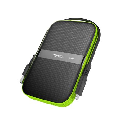 Silicon Power 5TB USB-C USB 3.0 Rugged Portable External Hard Drive Armor A60...