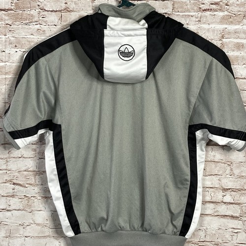 Adidas D5 F174 Track Jacket Vintage 90s Short Sleeve Full