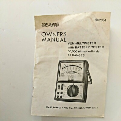 Sears Multimeter - 2