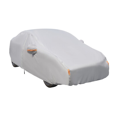 Outdoor Cover Sun Uv Rain Protection For 15-16FT Auto Sedan 186-193
