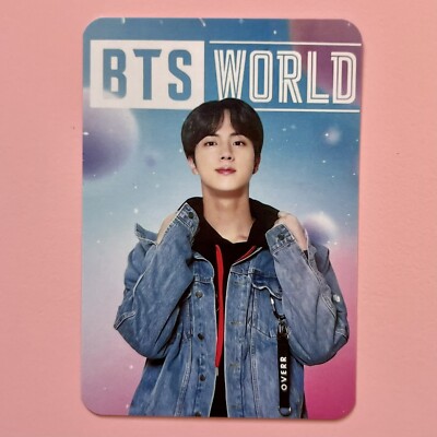 BTS WORLD JIN ジン Unofficial BTS Jin BTS World album photocard. Seokjin
