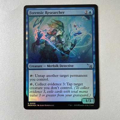 Magic the Gathering Murders at Karlov Manor #58 Forensic Researcher Foil