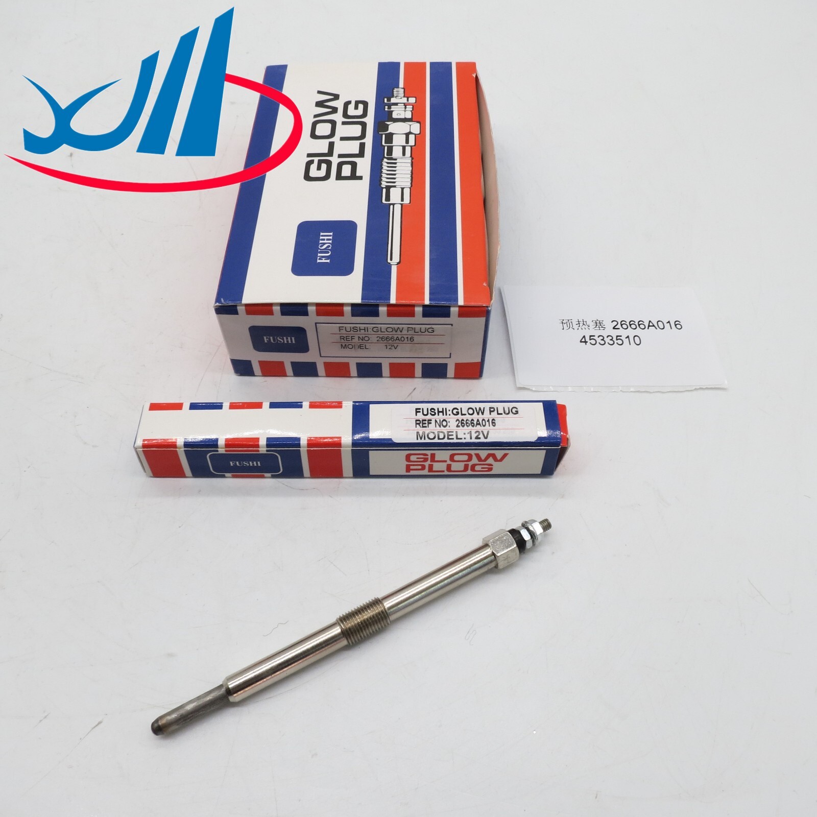 4pcs CAT Perkins Preheat plug glow plug 2666A016 4533510 12V