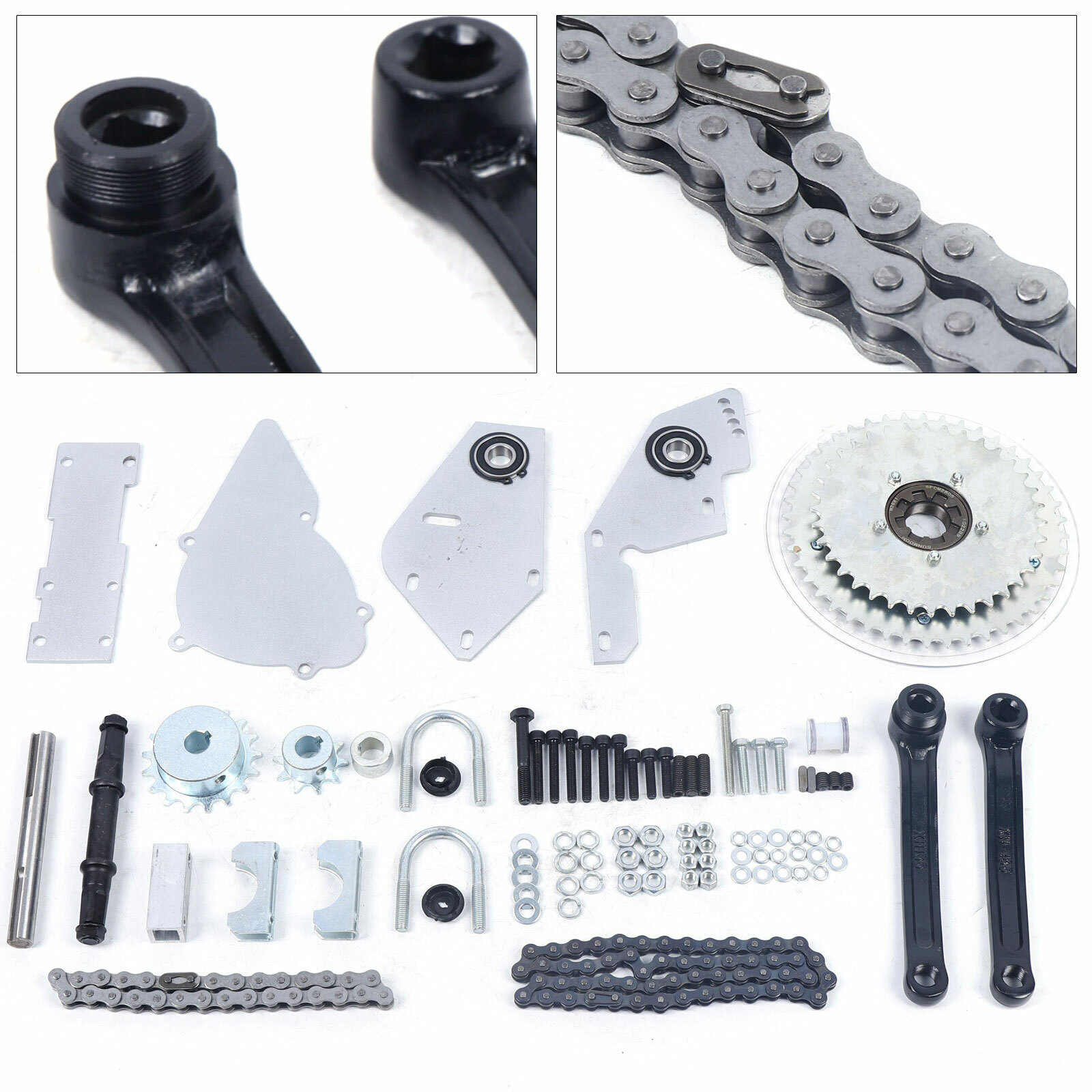 Silver Shifter Kit Jackshaft Kit For 49cc100cc Gas