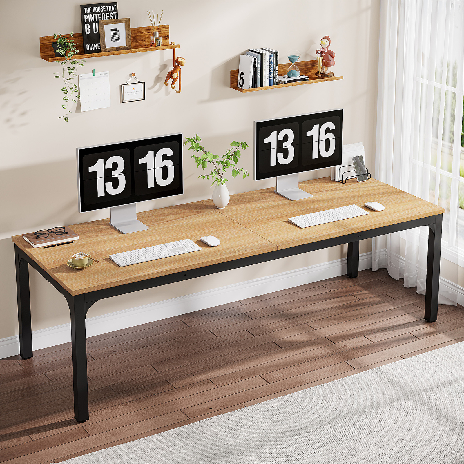 Pagans 4th & 8th 7EP 2枚セット Tribesigns 78.7 Inches Double Desk 2 Person Desk Long
