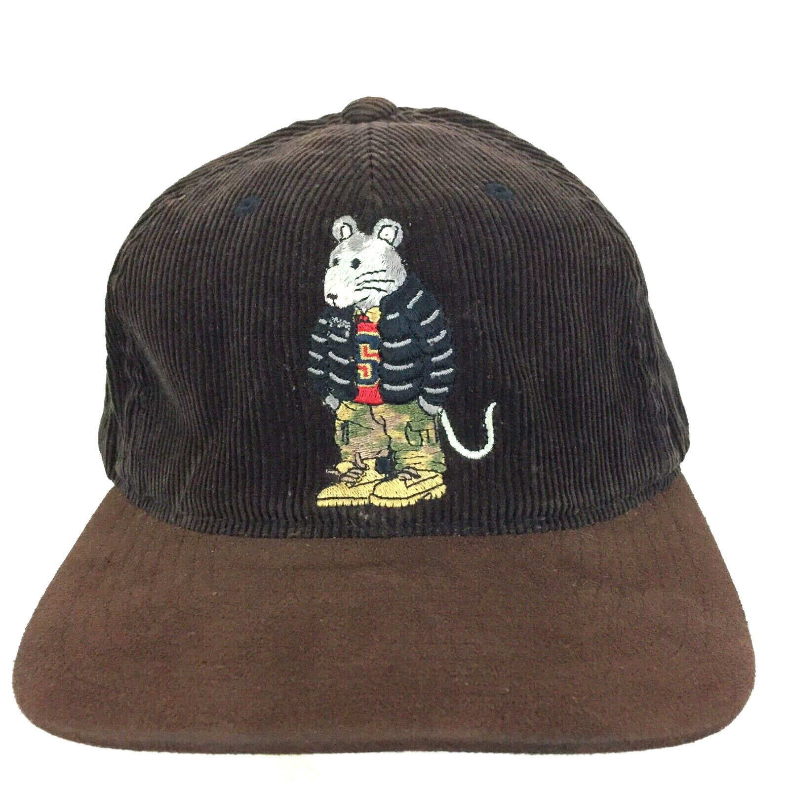 Vtg 90s Stussy Rat Cap Logo Corduroy Skateboard Hip Hop Rap Vtg 90s Stussy Rat Cap Logo Corduroy Skateboard Hip Hop Rap